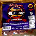 100% All Natural Sweet &amp; Spicy Brisket Beef Jerky